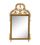Gilt Mirror by John Widdicomb with Heart and Tassel Motifs