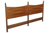 Midcentury King Headboard in Walnut