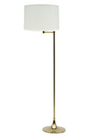 Brass Tulip Floor Lamp by Laurel with Swing Arm