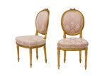 Pair of Gilt Louis XVI Chairs