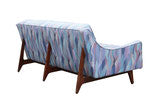 Midcentury Sofa with Triple Bracket Back