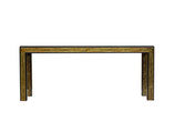 Bernhard Rohne Brass Console Table by Mastercraft