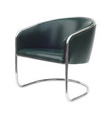 Cantilevered Barrel Armchair by Thonet