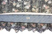 Maple Daybed with Ruffled Floral Upholstery