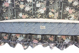 Maple Daybed with Ruffled Floral Upholstery