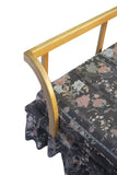 Maple Daybed with Ruffled Floral Upholstery