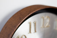 Round Walnut Clock by Arthur Umanoff