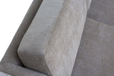 Milo Baughman Style Velvet Chrome Frame Sofa Selig Monroe 84 in